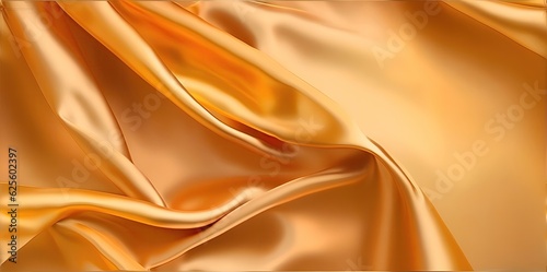 Golden silk satin background