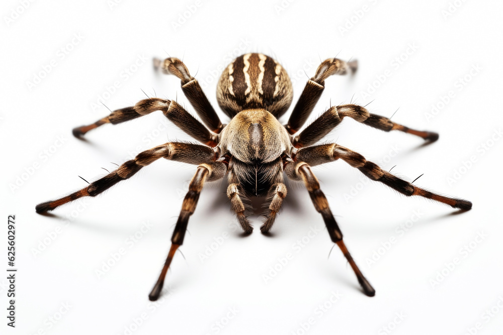 Multicolored beautiful spider. Generative AI Multicolored beautiful spider. Generative AI