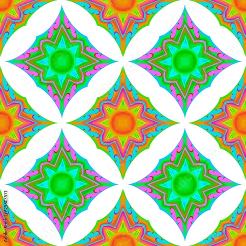Geometric  Tropical  tropical ethnic ikat geometric pattern  native carpet wallpaper clothing wrapping fabric background  lines tribai boho Aztec textile fabric Flower  seamless Mandalas