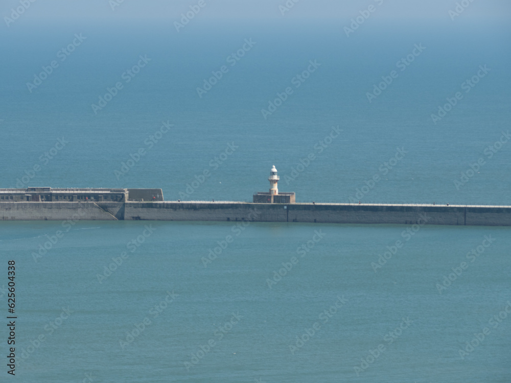 Vistas desde el recinto del Castillo de Dover, condado de Kent, Reino Unido Vistas desde el recinto del Castillo de Dover, condado de Kent, Reino Unido