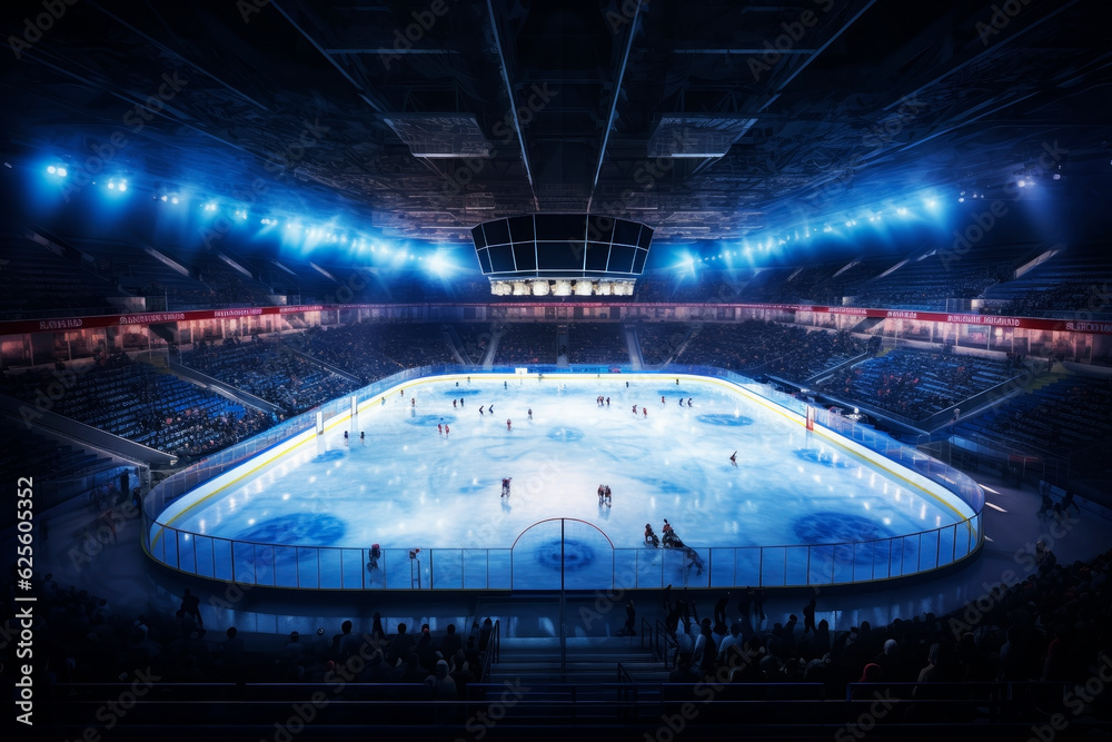 Skating rink. Generative AI Skating rink. Generative AI
