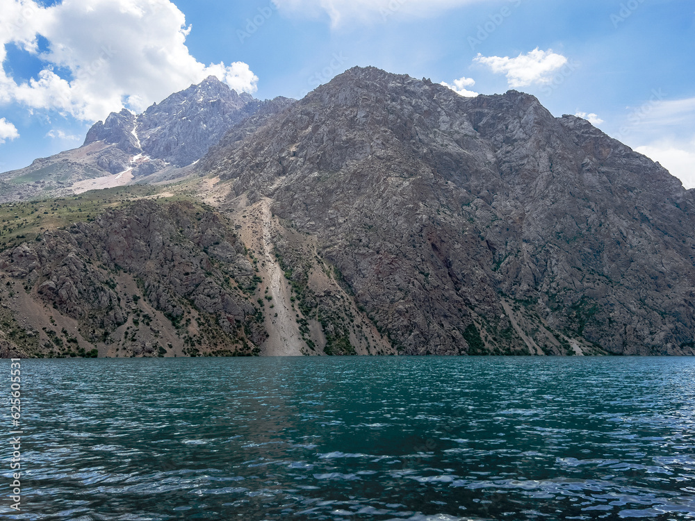 Beautiful landscape in the mountains of Tajikistan