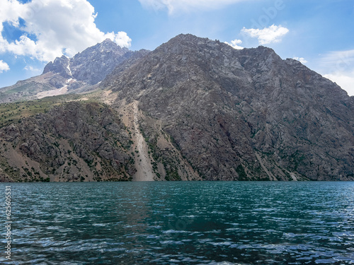 Beautiful landscape in the mountains of Tajikistan