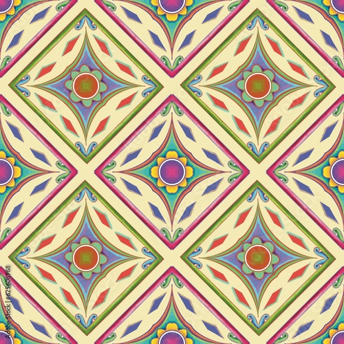 pattern with flowersfabric background  lines tribai boho Aztec textile fabric Flower  seamless two tone  ethnic  ikat  design for background carpet wallpaper clothing wrapping batik fabric style 