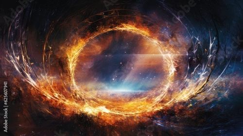 Gateway to Another Universe. Explore the Enchanting Image of a Celestial Portal 