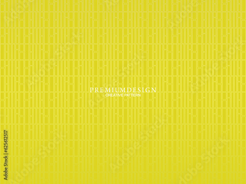 Premium background design with yellow luxury motifs. Vector horizontal template, for digital lux business banners, contemporary formal invitations, luxury vouchers, gift certificates, etc.