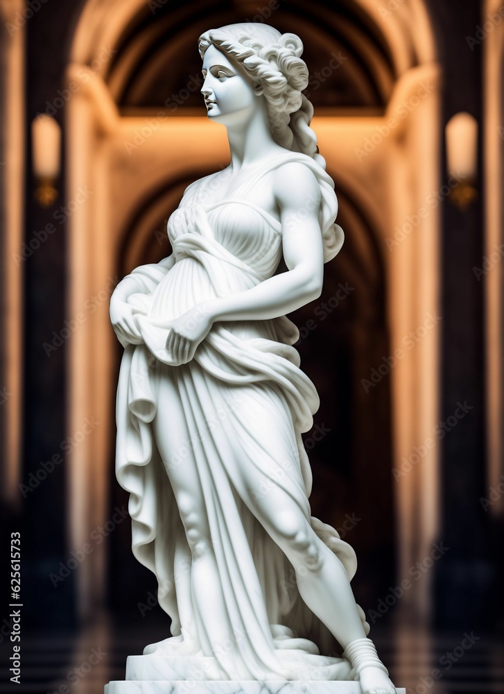 a greek statue of a woman, generative ai a greek statue of a woman, generative ai