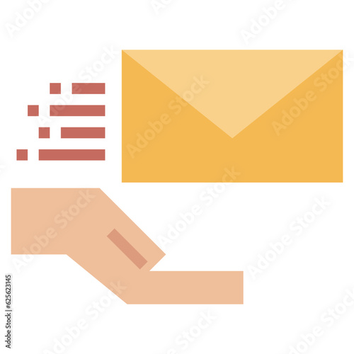 mail line icon,linear,outline,graphic,illustration