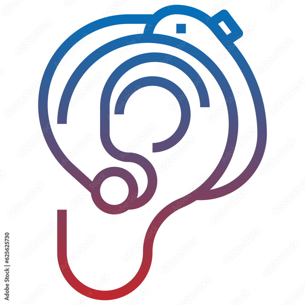 ear line icon,linear,outline,graphic,illustration ear line icon,linear,outline,graphic,illustration