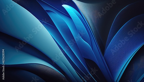 abstract and trendy blue wallpaper for a stylish look generative ai