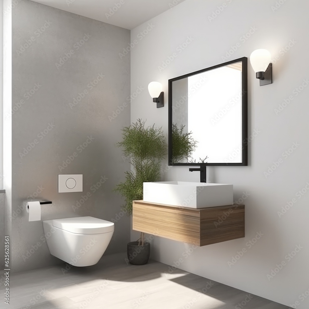 Picture of modern scandinavia interior bathroom design house beautiful design and ...
