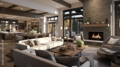 modern living room luxury sofa interior