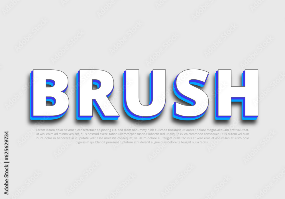Text style effect with text style graphic element. Text style effect with text style graphic element.