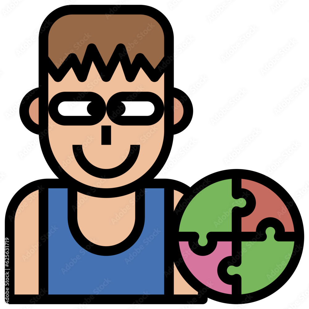 autism line icon,linear,outline,graphic,illustration autism line icon,linear,outline,graphic,illustration