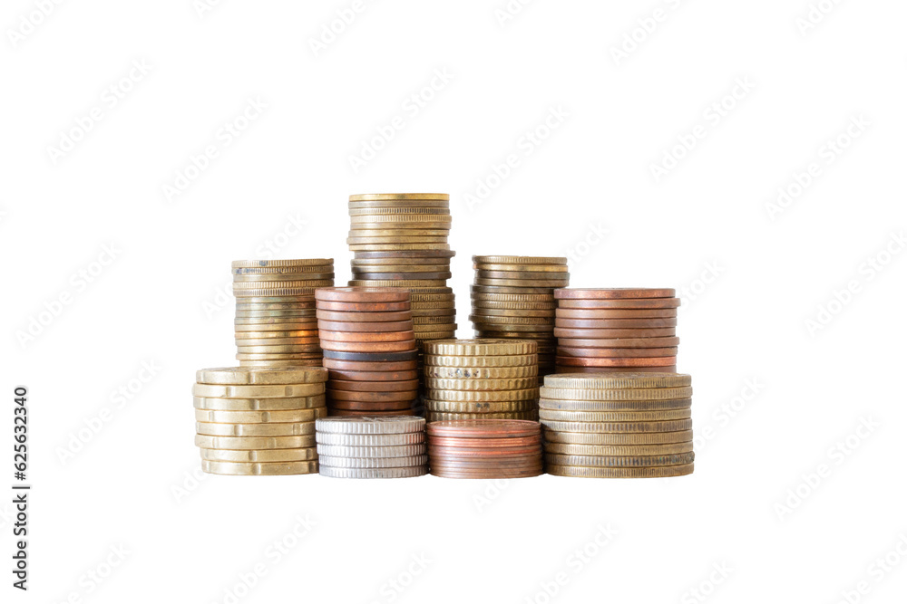 Monedas apiladas, finanzas, ahorro Monedas apiladas, finanzas, ahorro
