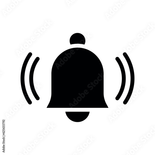 bell sign symbol vector glyph color icon
