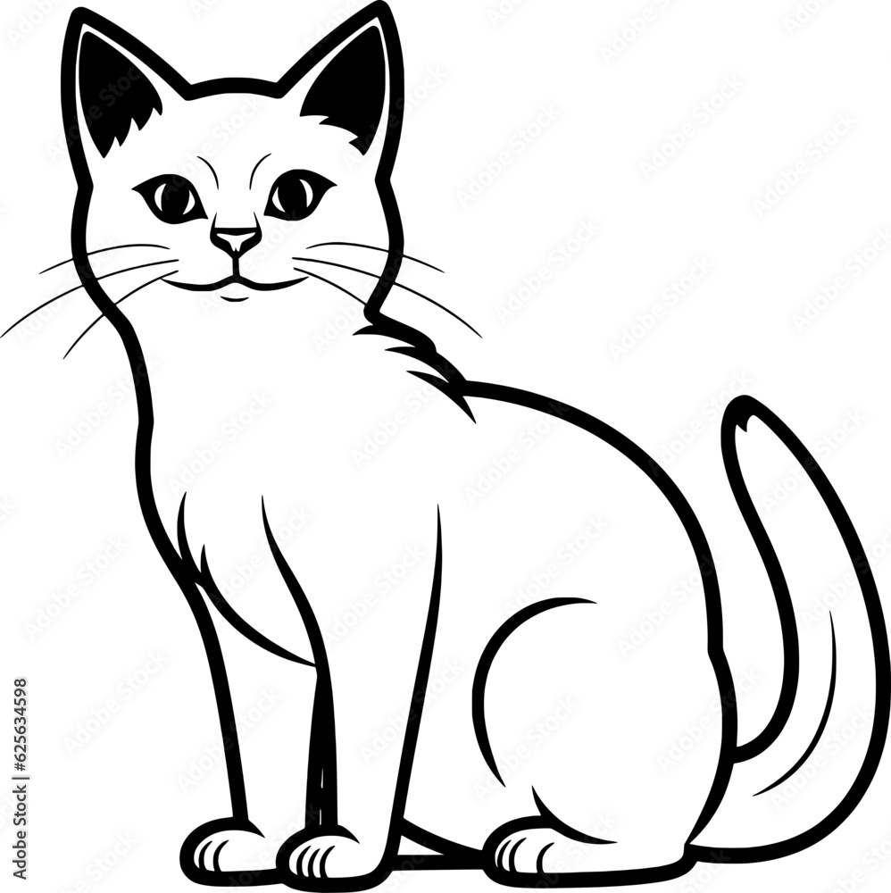 Obraz premium Cat Illustration