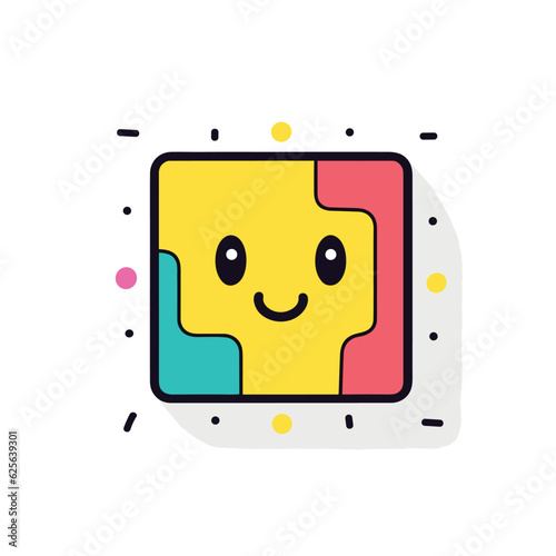 Flat vector icon a person wearing a helmet and ear muffs in a flat icon style