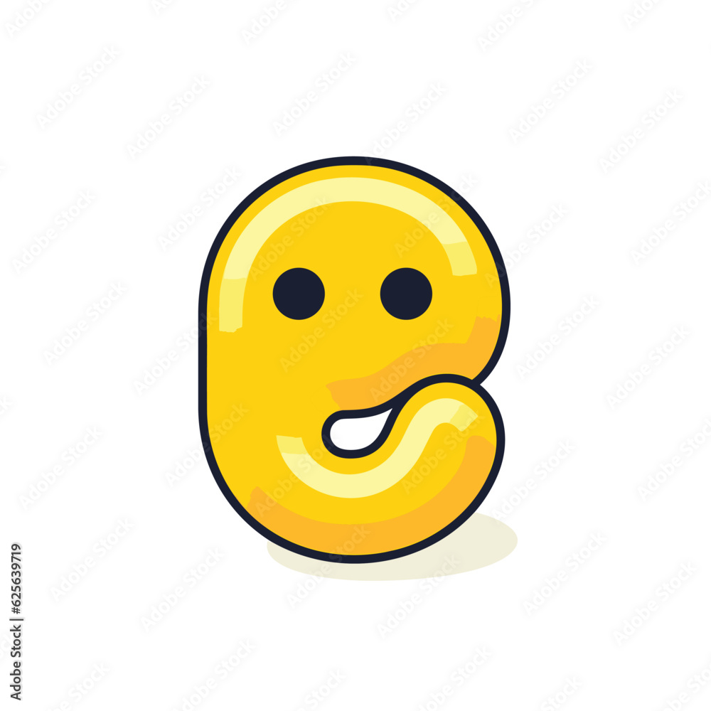 Fototapeta premium Vector flat icon of a flat vector icon of the letter G