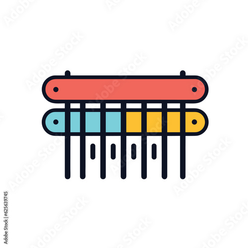 Vector flat icon of a flat vector icon of a musical instrument