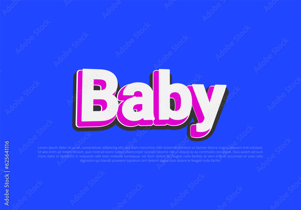 Text style effect with text style graphic element. Text style effect with text style graphic element.