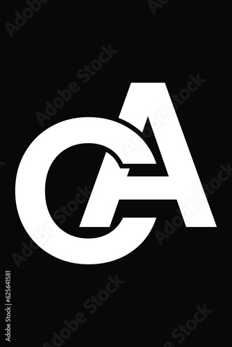 CA letter logo