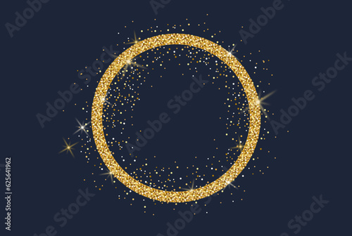 Kreis mit Glitter