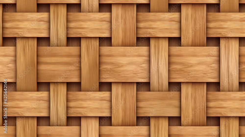 Seamless square grid wood lattice texture isolated on transparent background. Generative Ai Seamless square grid wood lattice texture isolated on transparent background. Generative Ai
