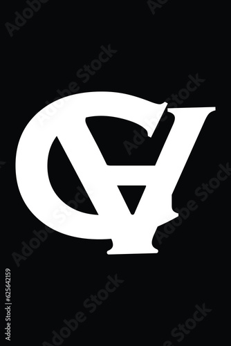 GA letter logo