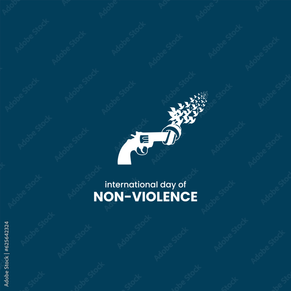 International Day of Non-Violence. International Day of Non Violence Concept.