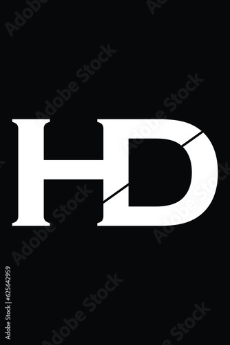 HD letter logo
