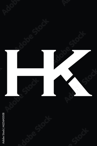 HK letter logo