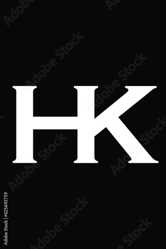 HK letter logo