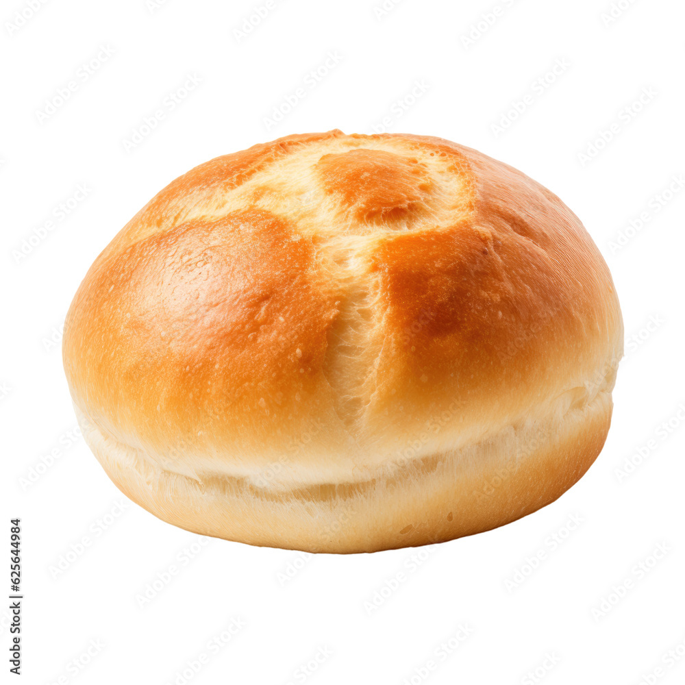 potato bun isolated on a transparent background, generative ai potato bun isolated on a transparent background, generative ai