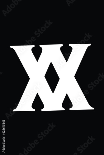XX letter logo
