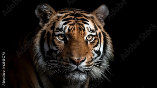 Portrait of tiger. Generative AI © Kateryna Kordubailo