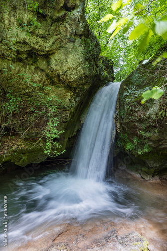 Hajsky waterfall  National Park Slovak Paradise  Slovakia