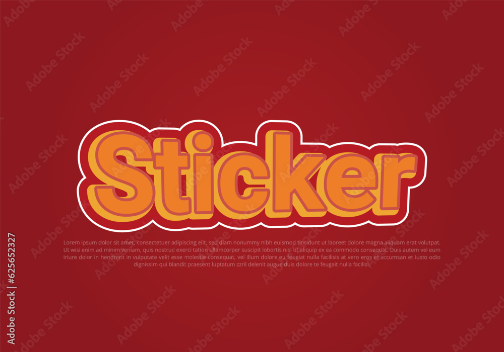 Text style effect with text style graphic element. Text style effect with text style graphic element.