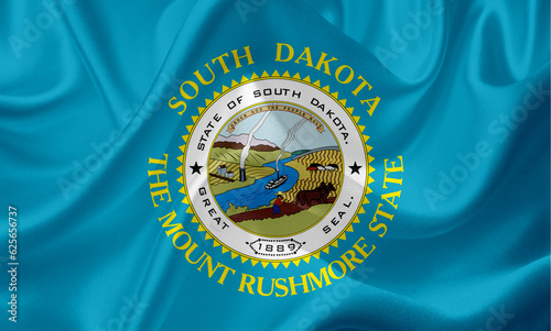 US state flags. High quality 