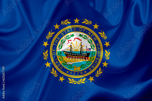 US state flags. High quality 