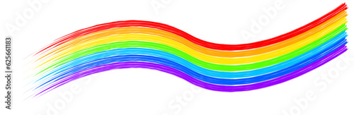 Rainbow With White Background