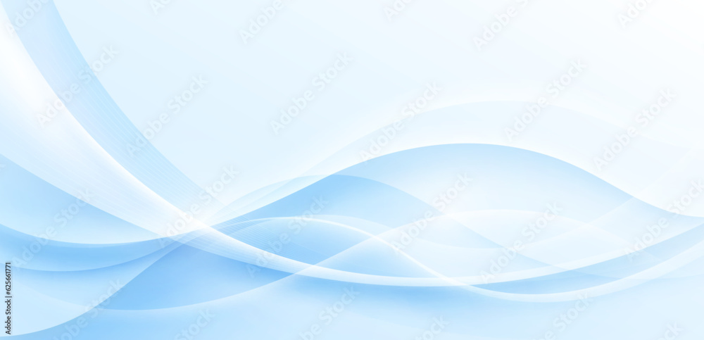 Abstract blue and white wave background. Modern wave shape graphic element. Elegant design. Suit for poster, banner, brochure, business, cover, presentation, website, flyer. Vector illustration Abstract blue and white wave background. Modern wave shape graphic element. Elegant design. Suit for poster, banner, brochure, business, cover, presentation, website, flyer. Vector illustration