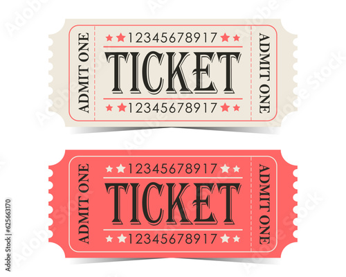 retro golden vintage ticket template