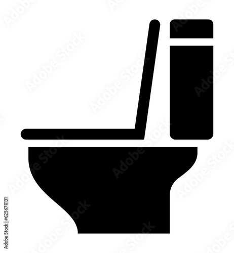 洋式トイレのシルエットアイコン