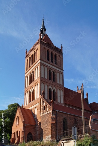 The Gothic church of St. Nicholas in Chełmża, dating from the beginning of the 14th century