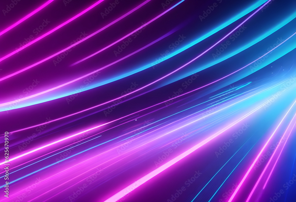 Abstract futuristic background with glowing neon high speed wave lines and lights for data transfer Abstract futuristic background with glowing neon high speed wave lines and lights for data transfer