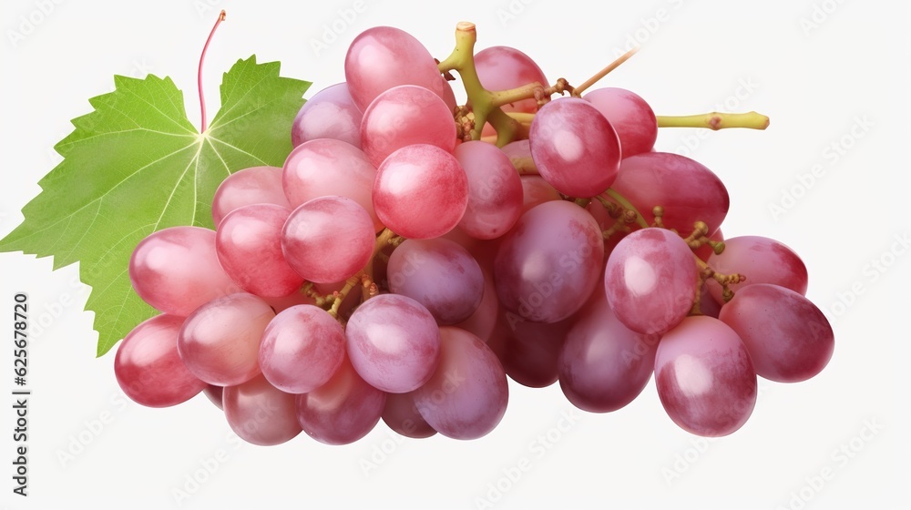 Fototapeta premium Close-up of large grapes from a large ripe appetizing bunch. The child helps to collect the seasonal harvest png background