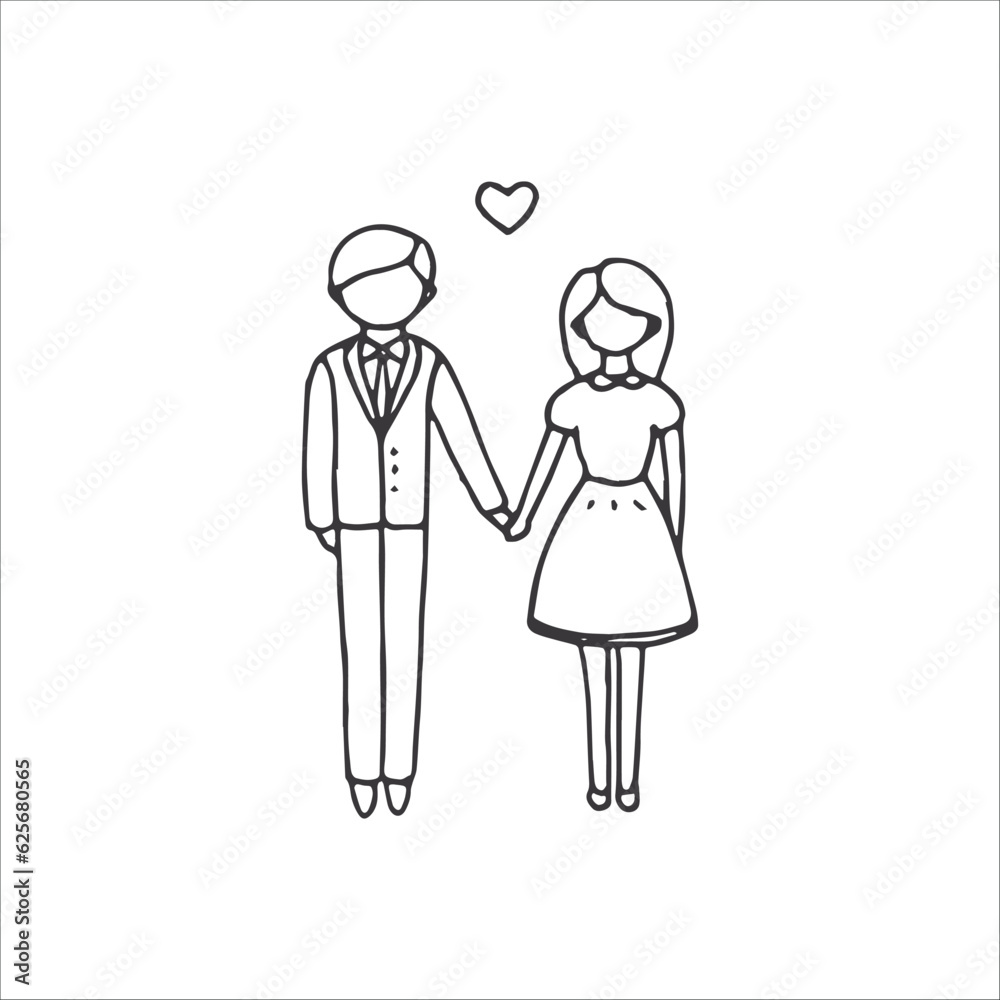 Wedding design element, Handdrawn element, Clipart, Drawing, Illustration Wedding design element, Handdrawn element, Clipart, Drawing, Illustration