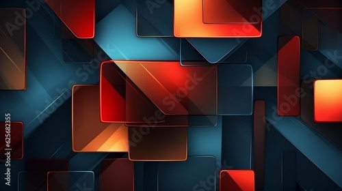 Colorful Blocks Wall Background