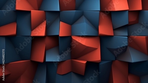 Colorful Blocks Wall Background